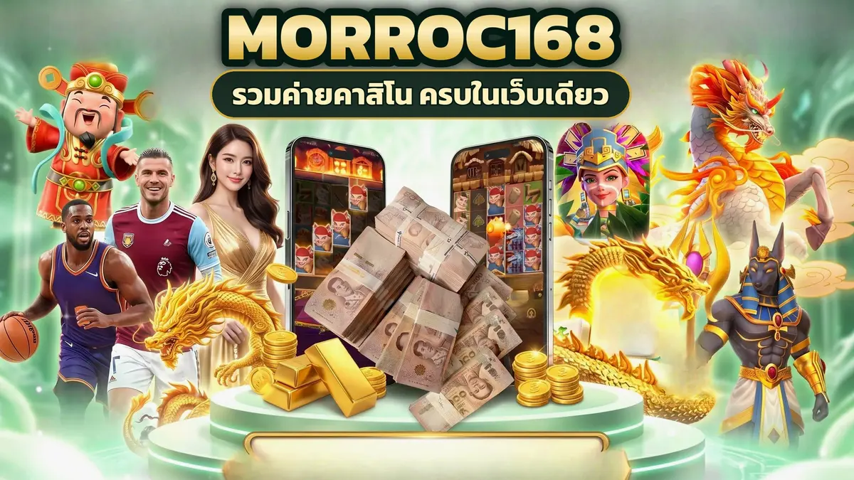 ภาพปกบทความ morroc168 คาสิโนออนไลน์สายเกม เปิดคาสิโนก่อนแล้วสลับสล็อตได้หลายจังหวะ